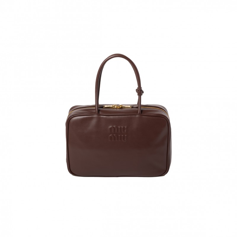 MIU MIU LEATHER BEAU BAG 5BB117 (34*23*10cm)