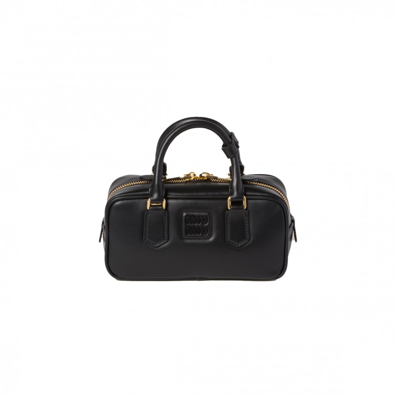 MIU MIU ARCADIE LEATHER BAG 5BB142 (22*10.5*7.5cm) MIU MIU ARCADIE LEATHER BAG 5BB142 (22*10.5*7.5cm)