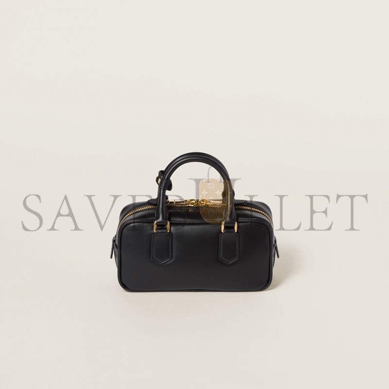MIU MIU ARCADIE LEATHER BAG 5BB142 (22*10.5*7.5cm) MIU MIU ARCADIE LEATHER BAG 5BB142 (22*10.5*7.5cm)
