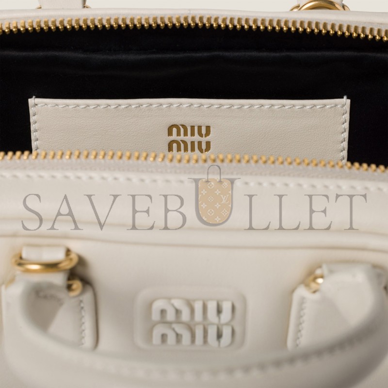 MIU MIU ARCADIE LEATHER MINI-BAG 5BP088 (19*10*5cm)