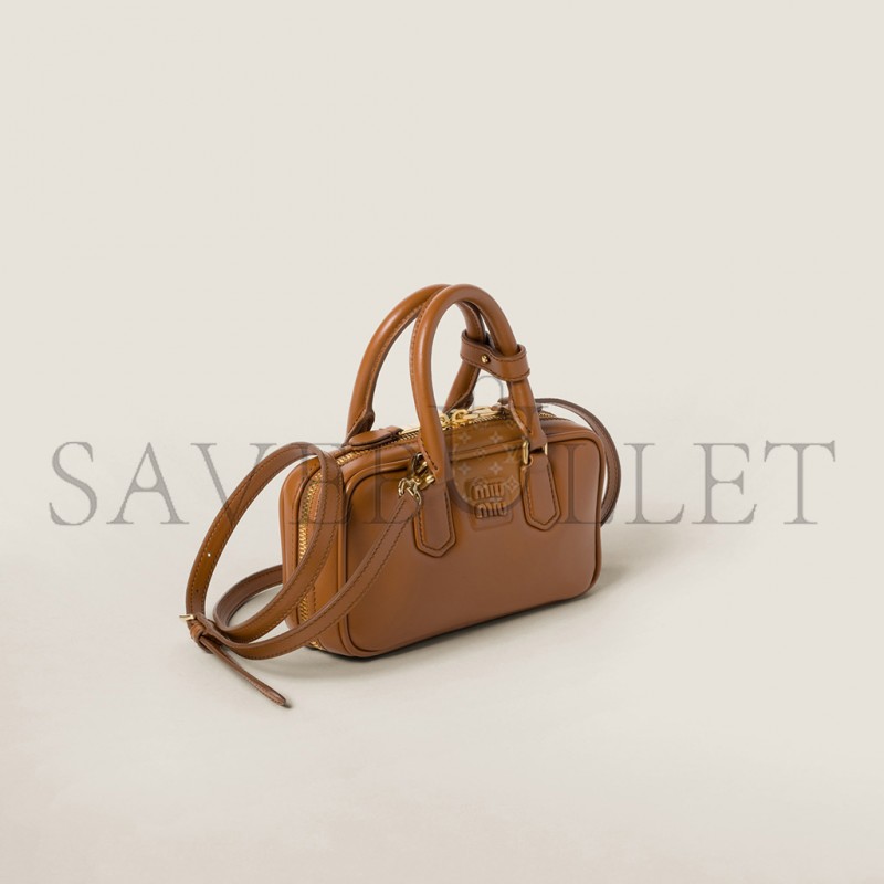 MIU MIU ARCADIE LEATHER MINI-BAG 5BP088 (19*10*5cm) MIU MIU ARCADIE LEATHER MINI-BAG 5BP088 (19*10*5cm)