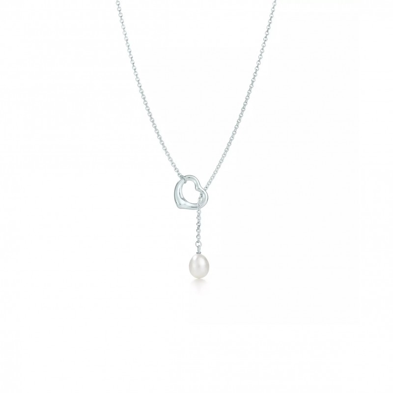 TIFFANY ELSA PERETTI® OPEN HEART LARIAT NECKLACE 60134530