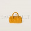 MIU MIU ARCADIE PADDED SUEDE TOP-HANDLE BAG 5BB142 (22*10.5*7.5cm)