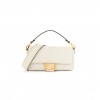 FENDI NAPPA FF 1974 EMBOSSED BAGUETTE WHITE (26*15*6cm)