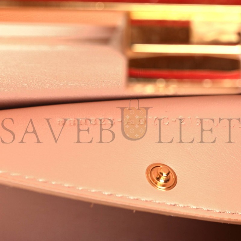 FENDI VITELLO KING LUXOR SHINY NAPPA MEDIUM PEEKABOO I SEE U EAST WEST SATCHEL BRANDY LIGHT ROSE (30*20*12cm) FENDI VITELLO KING LUXOR SHINY NAPPA MEDIUM PEEKABOO I SEE U EAST WEST SATCHEL BRANDY LIGHT ROSE (30*20*12cm)