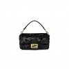 FENDI SEQUIN PAILLETTES SHINY NAPPA SEX AND THE CITY BAGUETTE BLACK (27*15*6cm)