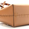 FENDI VITELLO KING PLEXIGLASS LOGO EMBOSSED MINI BY THE WAY TOP HANDLE BOSTON BAG CARAMELLO (18*11*8cm)