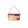 FENDI SEQUIN PAILLETTES VITELLO LAMINATO STRIPED BAGUETTE 1997 MULTICOLOR (27*15*6cm)