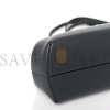 FENDI SHINY NAPPA SNAKESKIN SMALL FENDI FIRST ANTHRACITE ASFALTO (23*19*9cm)