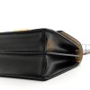 FENDI VITELLO LIBERTY BI-COLOR FF 1974 EMBOSSED SMALL KAN U SHOULDER BAG MAYA BLACK (19*15*9cm) FENDI VITELLO LIBERTY BI-COLOR FF 1974 EMBOSSED SMALL KAN U SHOULDER BAG MAYA BLACK (19*15*9cm)