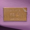 FENDI NAPPA SMALL FF EMBOSSED MIDI CHAIN BAGUETTE VIOLETTA (23*13*6cm)