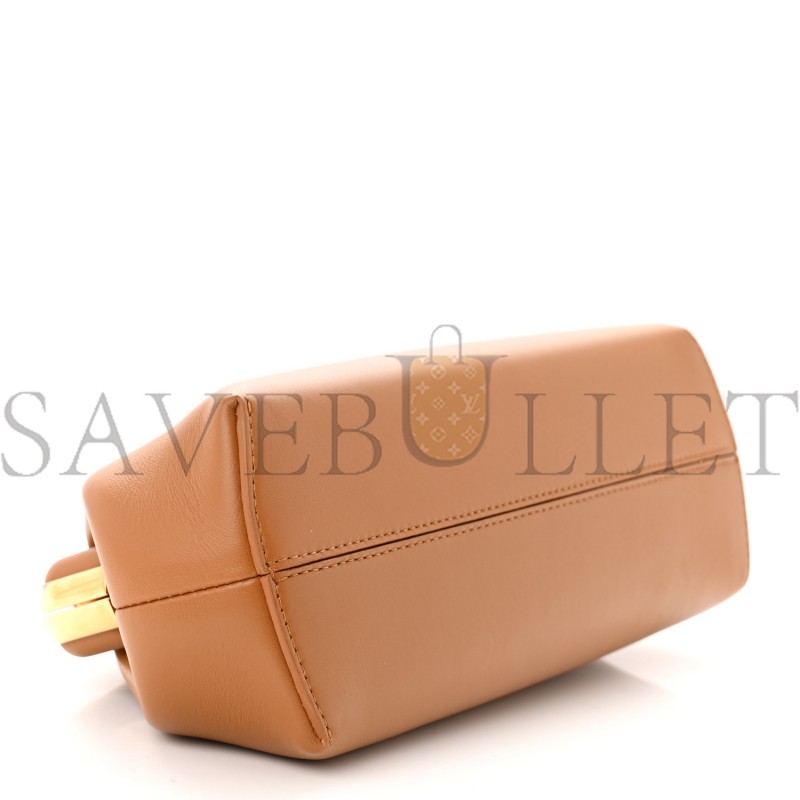 FENDI SHINY NAPPA SMALL FENDI FIRST CARAMELLO (24*18*9cm)