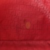 FENDI NAPPA LOGO EMBOSSED BAGUETTE RED (26*14*4cm)