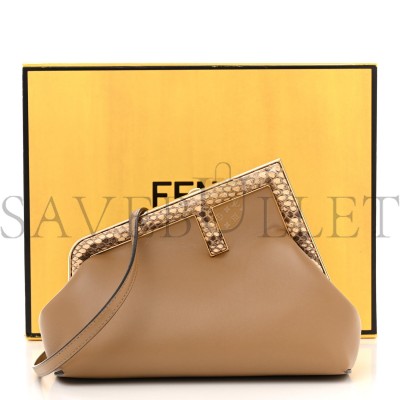 FENDI SHINY NAPPA SNAKESKIN SMALL FENDI FIRST SAND MAKE UP (26*18*9.5cm) FENDI SHINY NAPPA SNAKESKIN SMALL FENDI FIRST SAND MAKE UP (26*18*9.5cm)