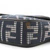 FENDI WOOL VITELLO KING HOUNDSTOOTH FF EMBROIDERED BAGUETTE GRIGIO ANTHRACITE (27*17*6cm) FENDI WOOL VITELLO KING HOUNDSTOOTH FF EMBROIDERED BAGUETTE GRIGIO ANTHRACITE (27*17*6cm)