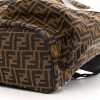 FENDI RECYCLED FABRIC JACQUARD VITELLO ASTRO FF 1974 LARGE FENDI STRIKE BACKPACK TOBACCO MORO EBANO (46*34*15cm)