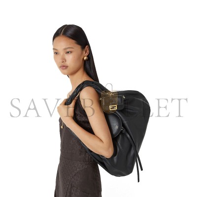 FENDI SPY BLACK LEATHER BAG 8BR839AYCTF0KUR (48*22*20cm) FENDI SPY BLACK LEATHER BAG 8BR839AYCTF0KUR (48*22*20cm)