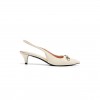 GUCCI CREAM LEATHER HORSEBIT SLINGBACK PUMPS 