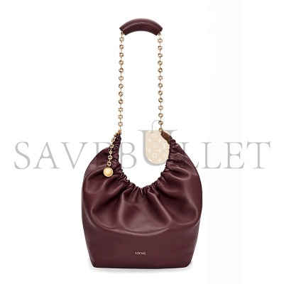 LOEWE MEDIUM SOFT NAPPA SHEEP LEATHER SQUEEZE BAG A914Q37X01 (34*33*13.5cm) LOEWE MEDIUM SOFT NAPPA SHEEP LEATHER SQUEEZE BAG A914Q37X01 (34*33*13.5cm)