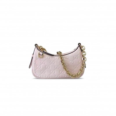 GUCCI GG EMBLEM MINI SHOULDER BAG 847091 (19*12*4cm)