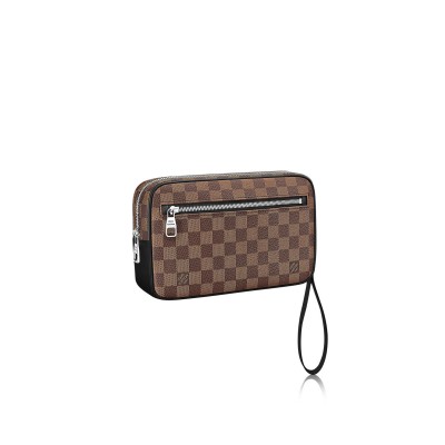 LOUIS VUITTON DAMIER EBÈNE KASAI CLUTCH N41663 (24*16*6cm)