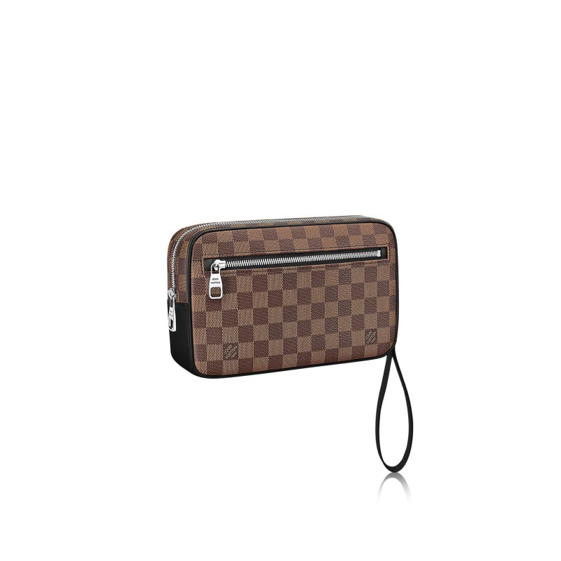 LOUIS VUITTON DAMIER EBÈNE KASAI CLUTCH N41663 (24*16*6cm)
