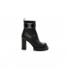 LOUIS VUITTON CALFSKIN STAR TRAIL ANKLE BOOTS 38 BLACK 1409847