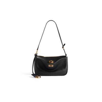 BALENCIAGA WOMEN'S RODEO SLING POCHETTE IN BLACK 8141112ABKX1000 (22*12*5cm)