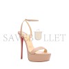 CHRISTIAN LOUBOUTIN LOUBI QUEEN RED SOLE PLATFORM SANDALS 