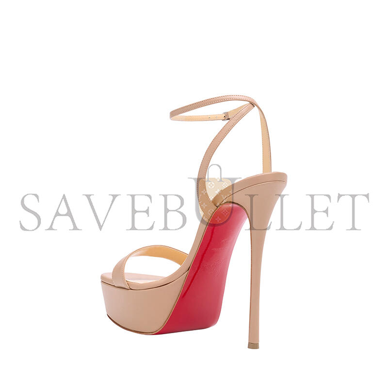 CHRISTIAN LOUBOUTIN LOUBI QUEEN RED SOLE PLATFORM SANDALS 