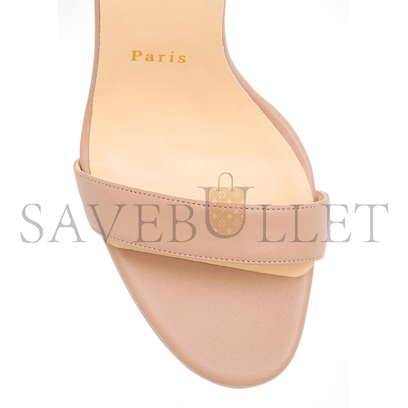 CHRISTIAN LOUBOUTIN LOUBI QUEEN RED SOLE PLATFORM SANDALS 