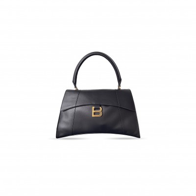 BALENCIAGA WOMEN'S HOURGLASS SOFT BAG MEDIUM IN BLACK 8107332ABF91000 (37*23.8*13.9cm) BALENCIAGA WOMEN'S HOURGLASS SOFT BAG MEDIUM IN BLACK 8107332ABF91000 (37*23.8*13.9cm)