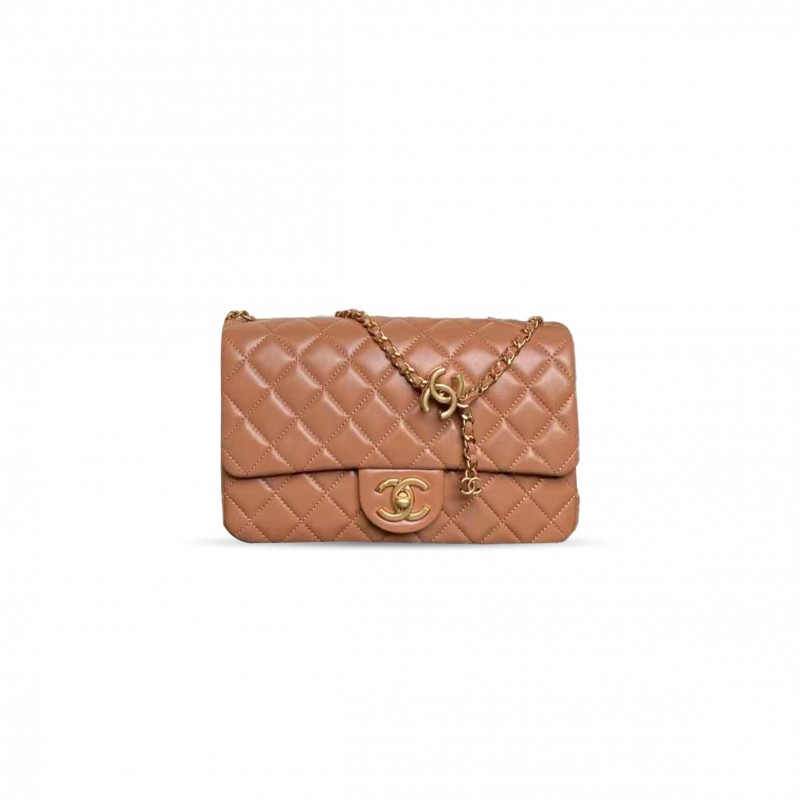 CHANEL CLASSIC FLAP WALLET ON CHAIN WOC AS5756 (23.5*14.5*7cm)