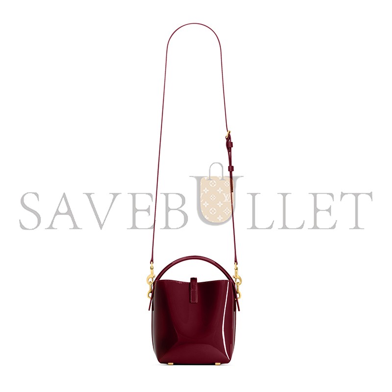 YSL LE 37 MINI IN PATENT LEATHER 765870AAEX16290 (15*13*6cm) YSL LE 37 MINI IN PATENT LEATHER 765870AAEX16290 (15*13*6cm)