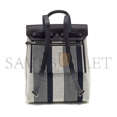 HERMÈS HERBAG A DOS ZIP BACKPACK CANVAS AND LEATHER H080303CKA0 (38*29*11cm) HERMÈS HERBAG A DOS ZIP BACKPACK CANVAS AND LEATHER H080303CKA0 (38*29*11cm)
