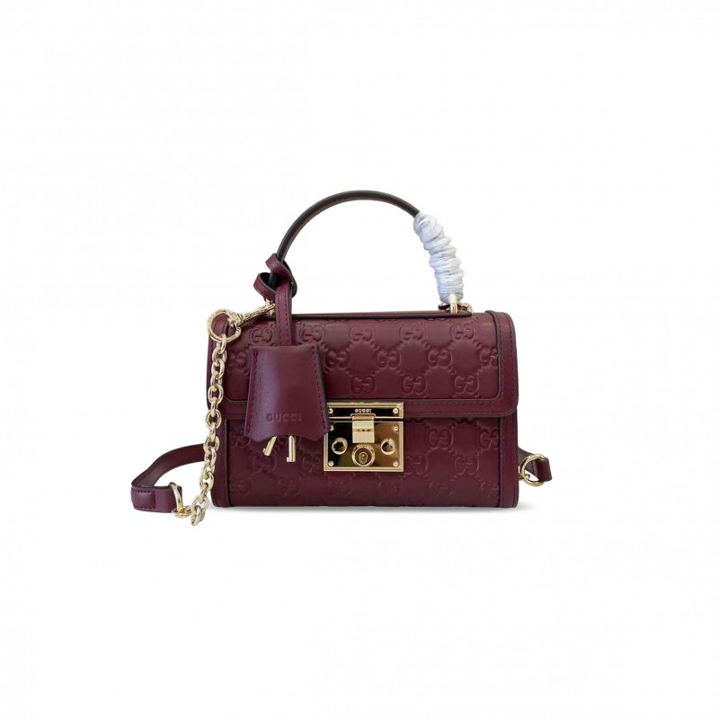 GUCCI PADLOCK SMALL TOP HANDLE BAG ‎848884 (20*13*8cm)
