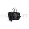 BALENCIAGA WOMEN'S BEL AIR CARRY ALL BAG SMALL IN BLACK 8356892ABAW1000 (30*20*12cm) BALENCIAGA WOMEN'S BEL AIR CARRY ALL BAG SMALL IN BLACK 8356892ABAW1000 (30*20*12cm)
