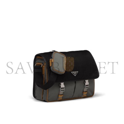 PRADA COLORBLOCK MESSENGER BAG 2VD768 (32*24*12cm) PRADA COLORBLOCK MESSENGER BAG 2VD768 (32*24*12cm)