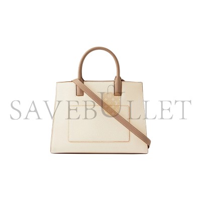 BURBERRY MINI FRANCES TOTE BAG IN GRAIN LEATHER 80725221 (27*20*11cm) BURBERRY MINI FRANCES TOTE BAG IN GRAIN LEATHER 80725221 (27*20*11cm)