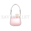 PRADA WOMEN'S BAG PALE PINK LEATHER WITH LOGO 1BH188 (17*14.5*3cm) 