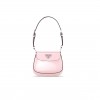 PRADA WOMEN'S BAG PALE PINK LEATHER WITH LOGO 1BH188 (17*14.5*3cm) 