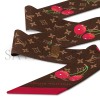 LOUIS VUITTON SCARF MURAKAMI LV X TM MONOGRAM CERISE BANDEAU M96085 LOUIS VUITTON SCARF MURAKAMI LV X TM MONOGRAM CERISE BANDEAU M96085