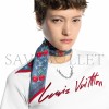 LOUIS VUITTON SCARF MURAKAMI LV X TM DENIM CERISE BANDEAU M96390 LOUIS VUITTON SCARF MURAKAMI LV X TM DENIM CERISE BANDEAU M96390
