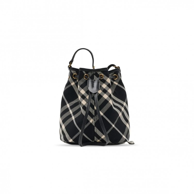 BURBERRY MEDIUM CHECK BUCKET BAG 80938711 (29*27.5*16cm)