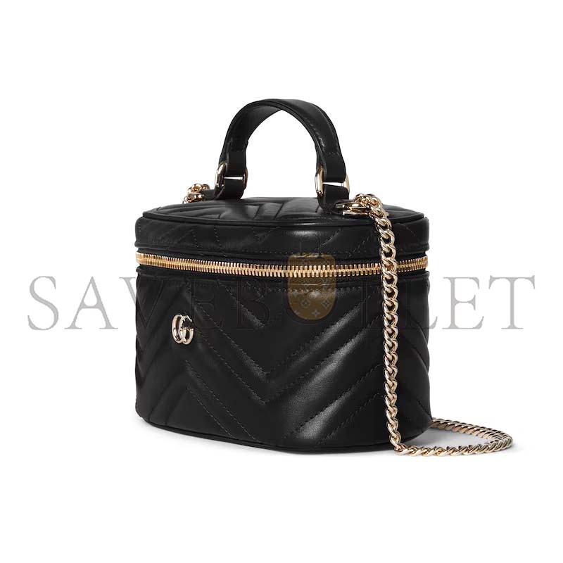 GUCCI GG MARMONT MINI VANITY BAG 837454 (19*11.5*9cm) GUCCI GG MARMONT MINI VANITY BAG 837454 (19*11.5*9cm)