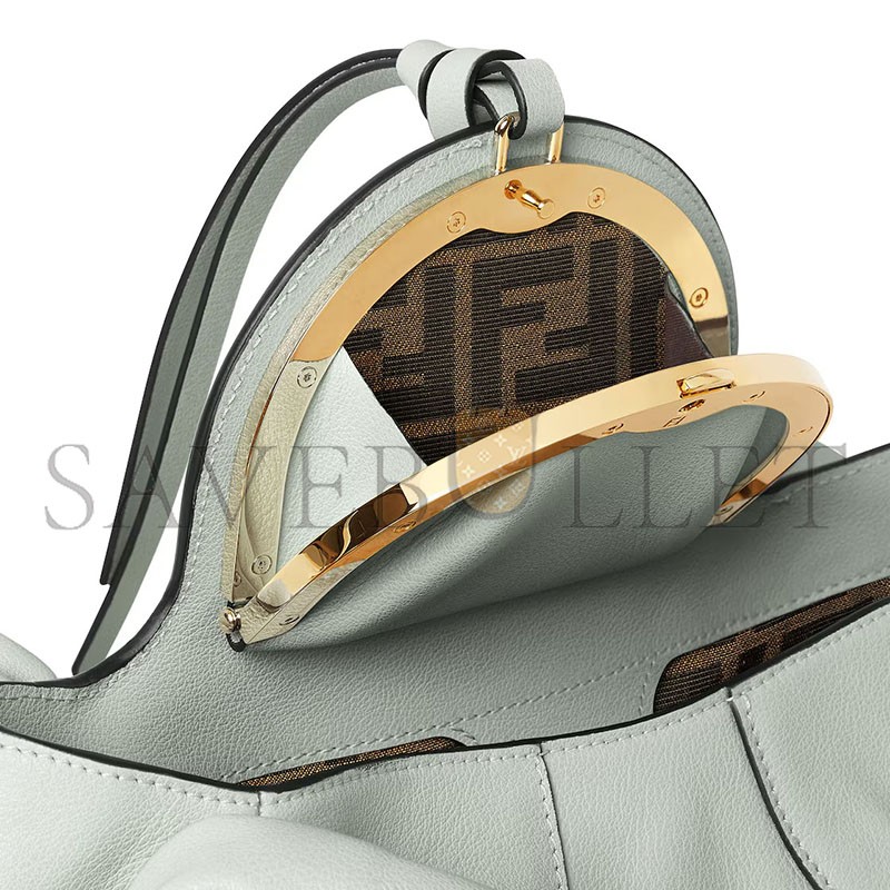 FENDI SPY SMALL MATCHA GREEN LEATHER BAG 8BR838AYCTF1SK5 (32*18*12cm) FENDI SPY SMALL MATCHA GREEN LEATHER BAG 8BR838AYCTF1SK5 (32*18*12cm)