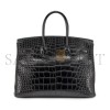HERMÈS MASTER BIRKIN 35 SO BLACK MATTE ALLIGATOR (35*25*18cm)