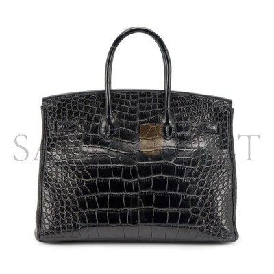 HERMÈS MASTER BIRKIN 35 SO BLACK MATTE ALLIGATOR (35*25*18cm)
