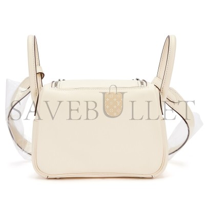 HERMES MASTER MINI LINDY 19 SWIFT PALLADIUM HARDWARE (19*12.5*9cm)