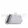 PRADA LEATHER CROSSBODY BAG SHOULDER BAG WOMEN'S CORNFLOWER BLUE 1BD332  (19*12*6cm) 
